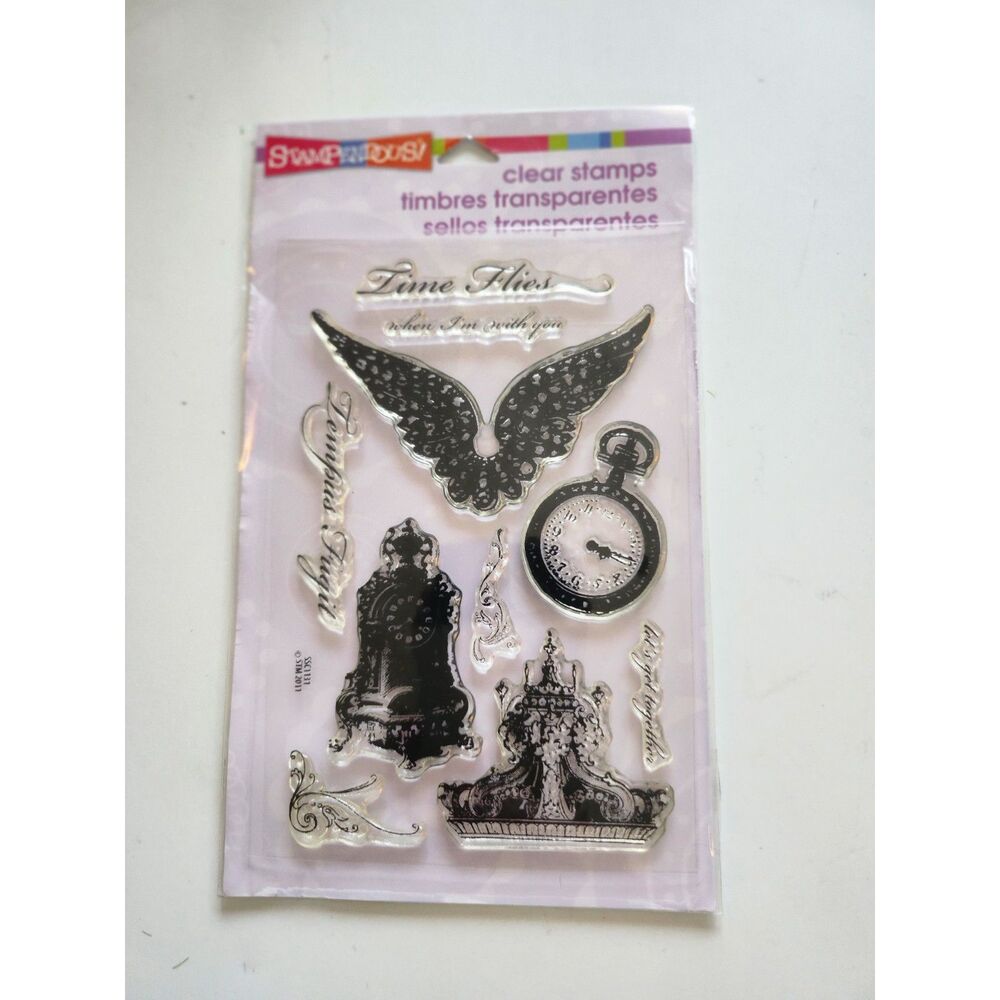 Stampendous Clear Stamps "Time Flies" set B24